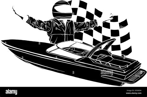 speed boat silhouette|race boat silhouette.